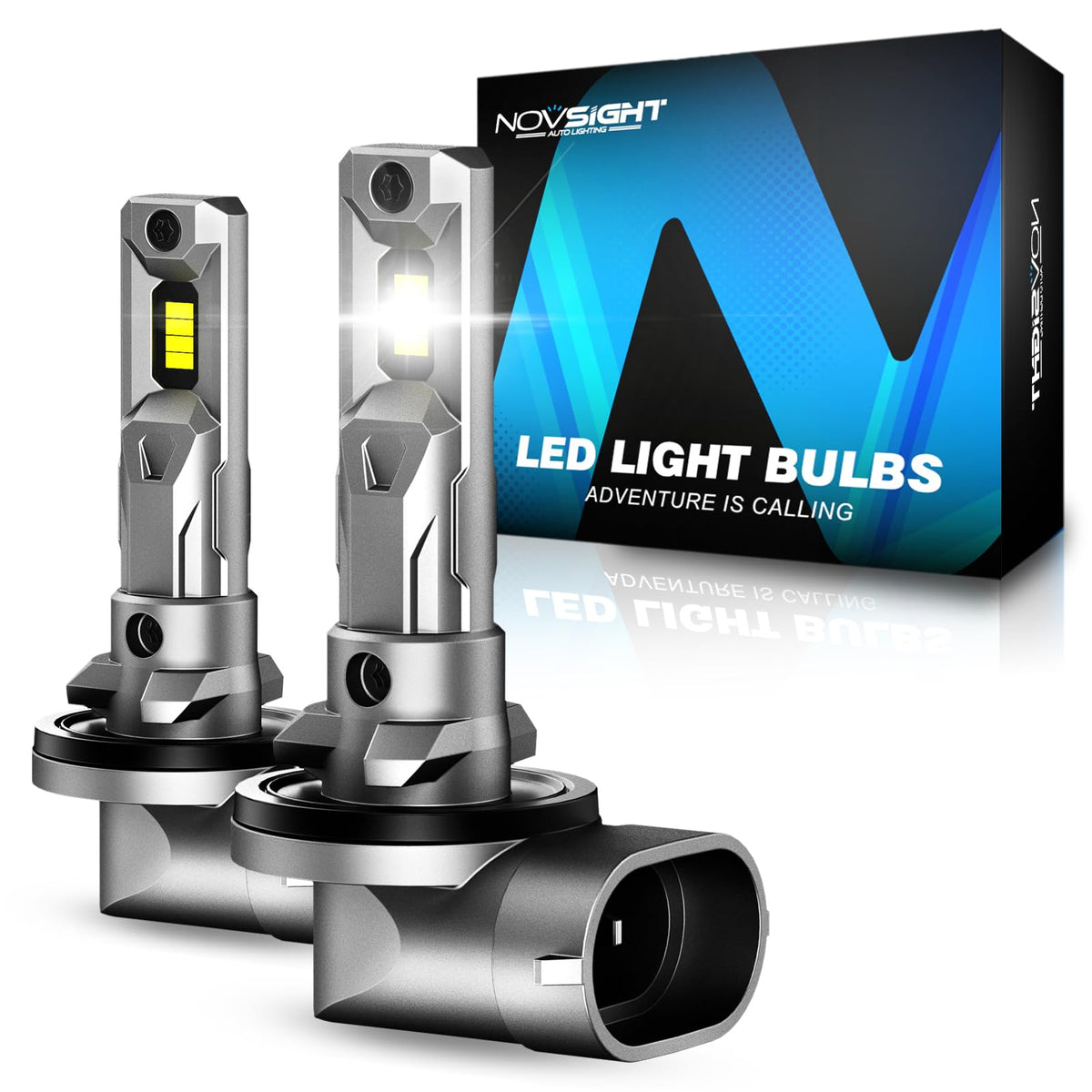 NOVSIGHT 881 LED fog light delivers 16000LM brightness for clearer night visibility.