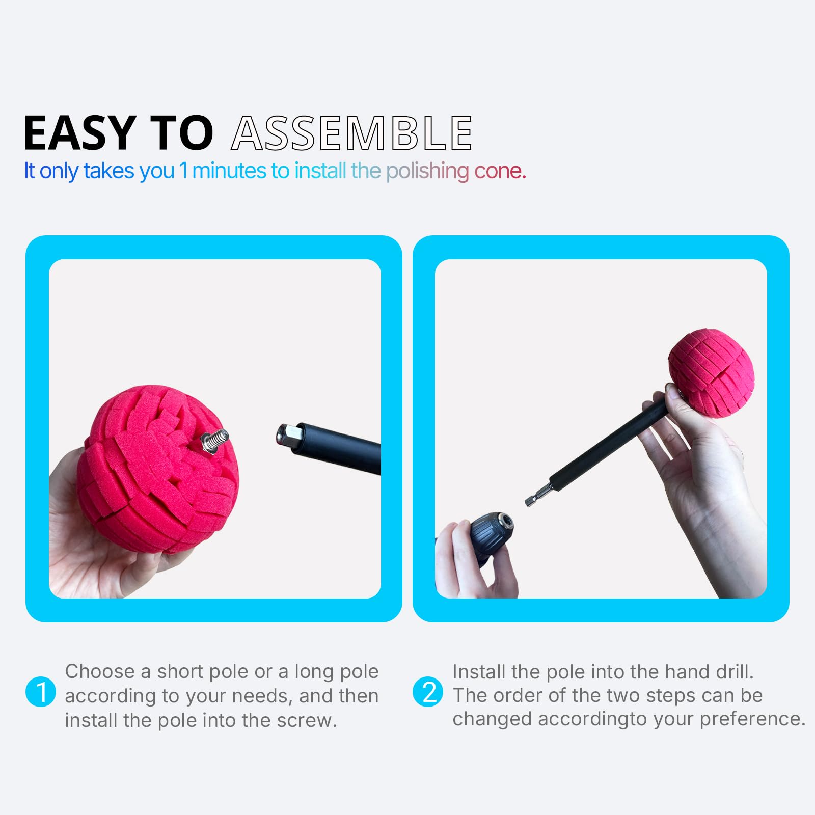 Noyfemr yellow cleaning brush preps surface for better polishing results