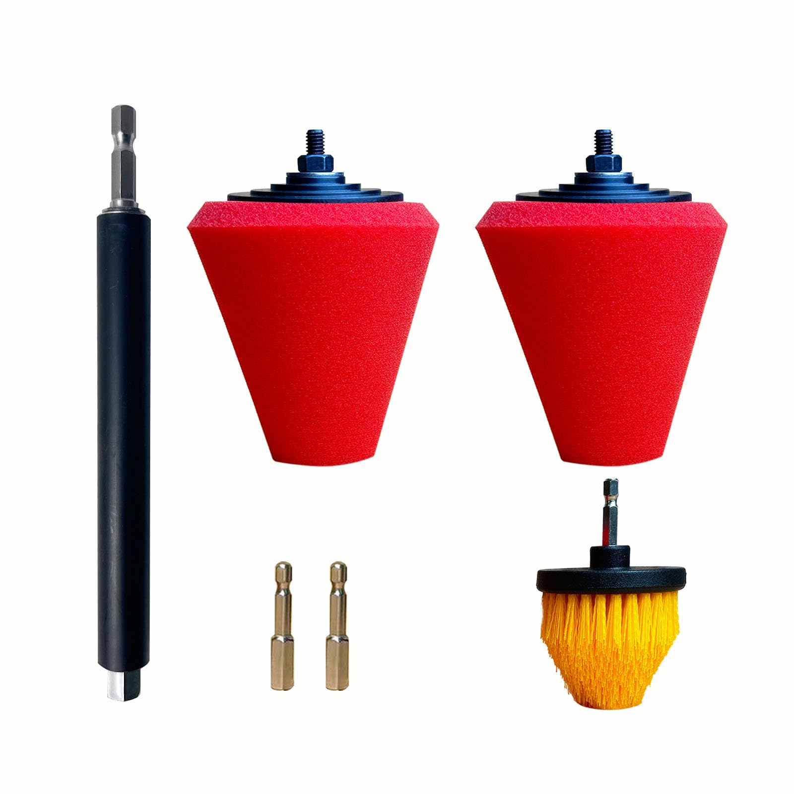 Noyfemr cone polisher sponge for versatile polishing on curved surfaces
