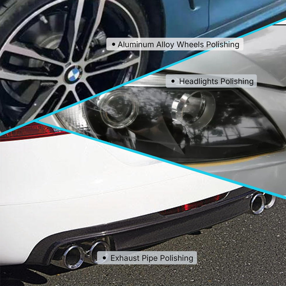 Noyfemr engine bay polish for targeted polishing in tight spaces
