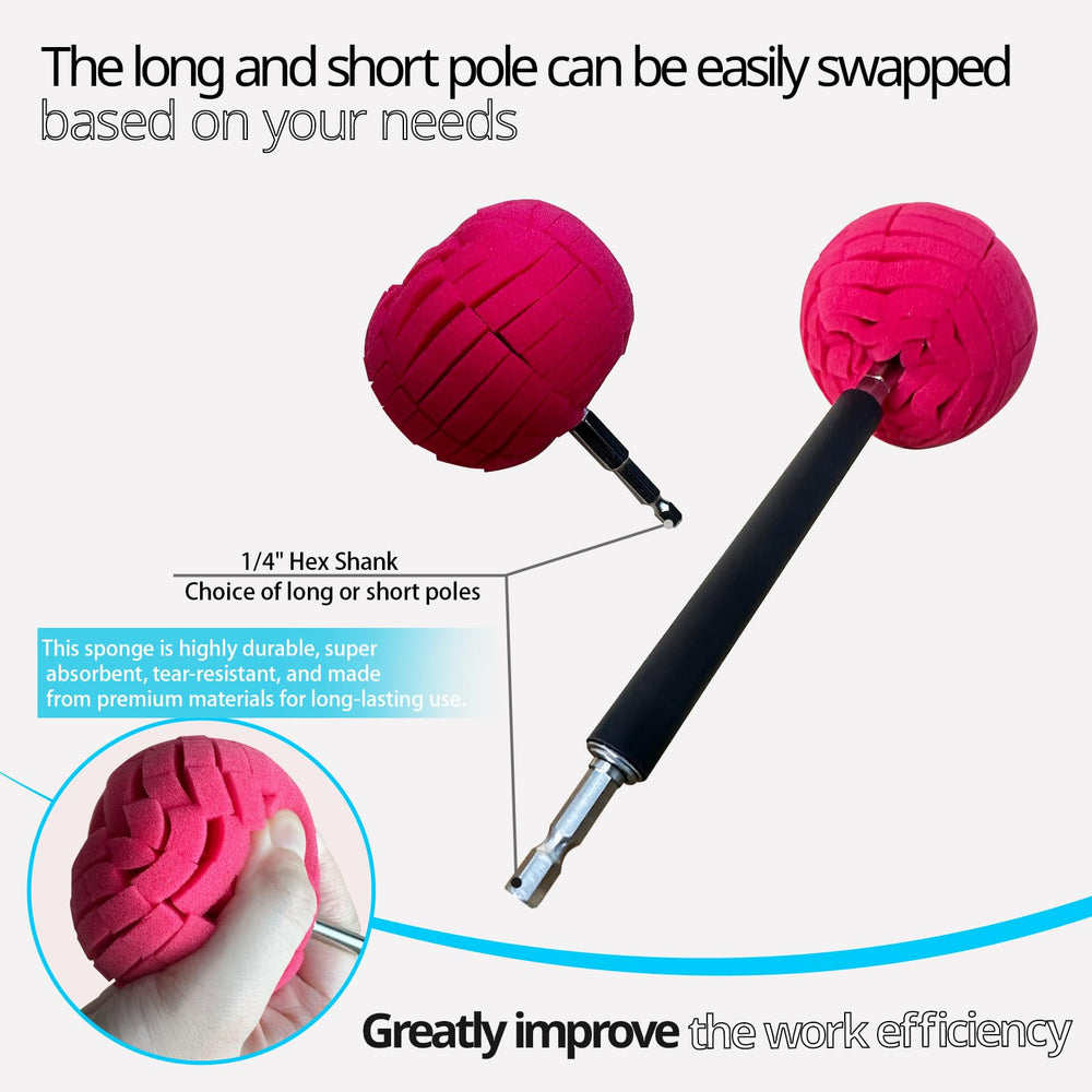 Noyfemr hex short-handles providing flexible grip options