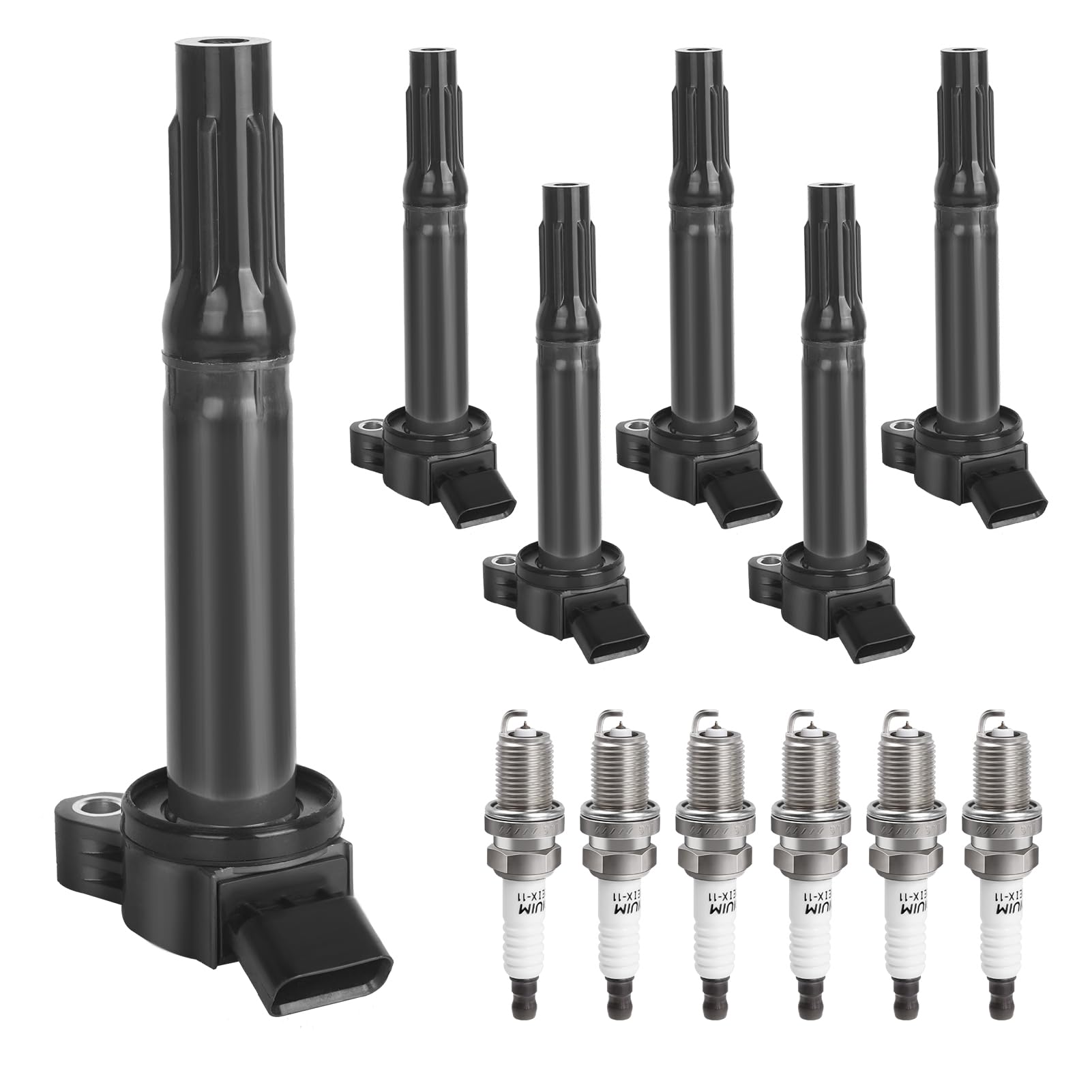 NPAUTO ignition coil pack 6pc ready for installation, smooth starts.