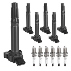 NPAUTO ignition coil pack 6pc ready for installation, smooth starts.