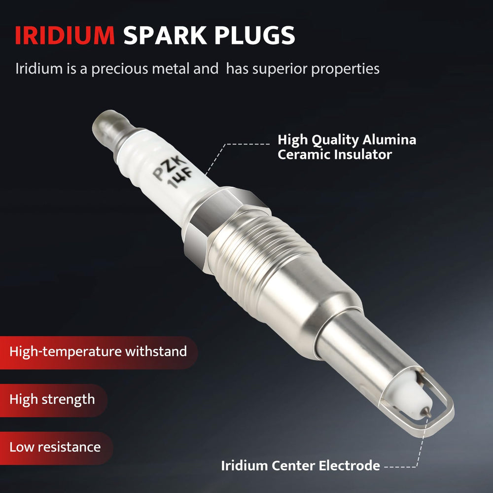NPAUTO coils and spark plugs pack included for complete replacement in one box