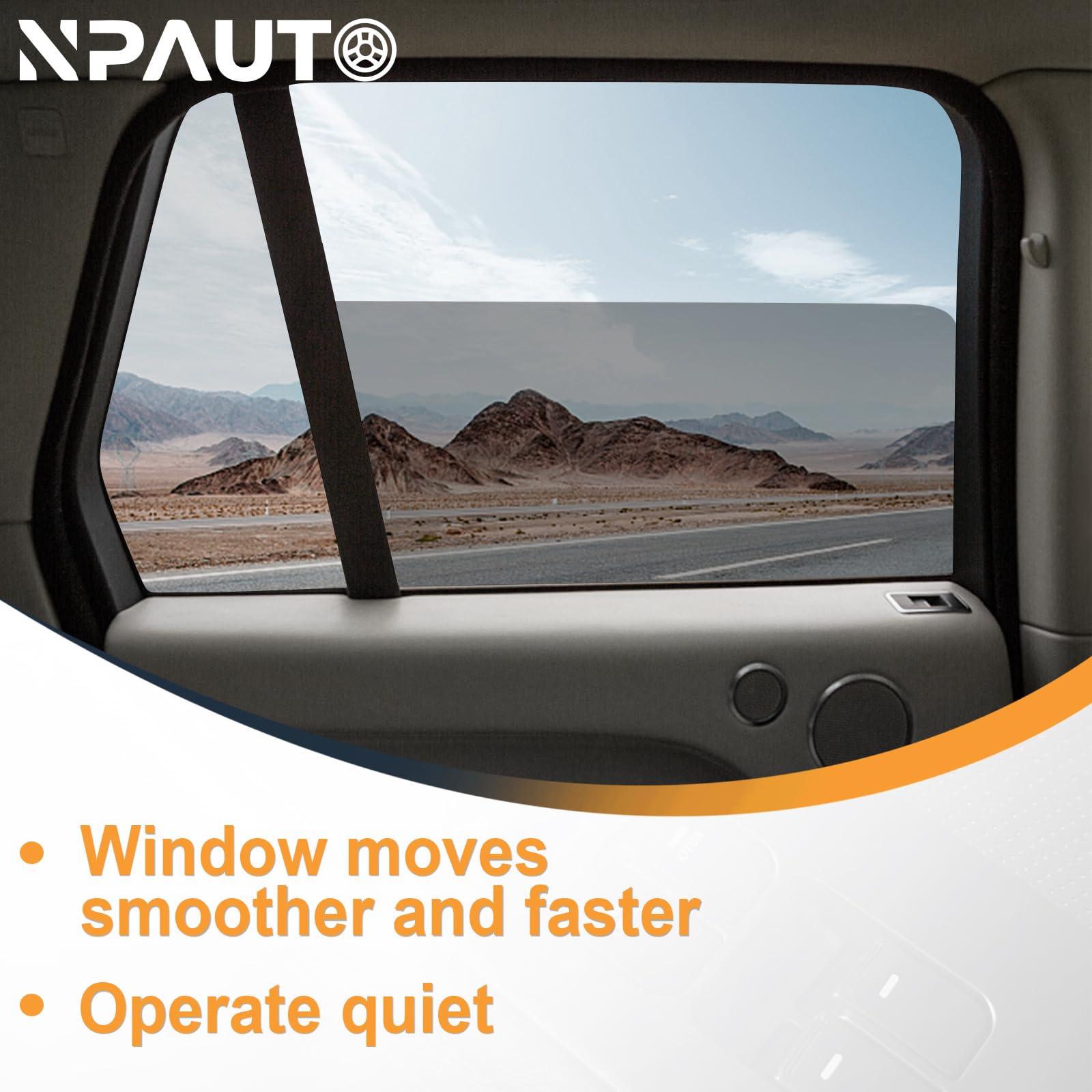 NPAUTO easy-install regulator with motor, Jeep Grand Cherokee WJ left front