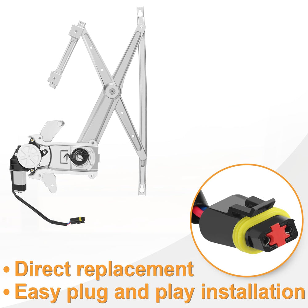 NPAUTO front driver window regulator with motor for 1994-2002 Ram supports quick installation.