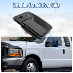 NPAUTO exterior door handle front left installed on Ford F-250 with smooth operation