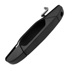 NPAUTO exterior front driver door handle in black for Chevrolet Silverado, durable replacement.