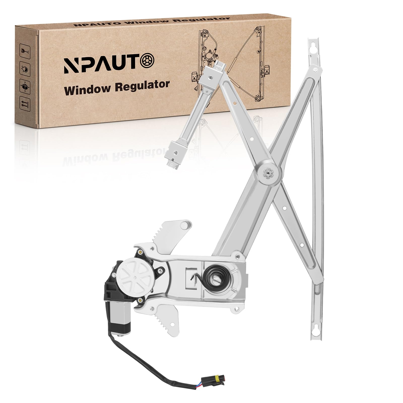 NPAUTO front driver window regulator with motor for Dodge Ram left side ensures smooth operation.