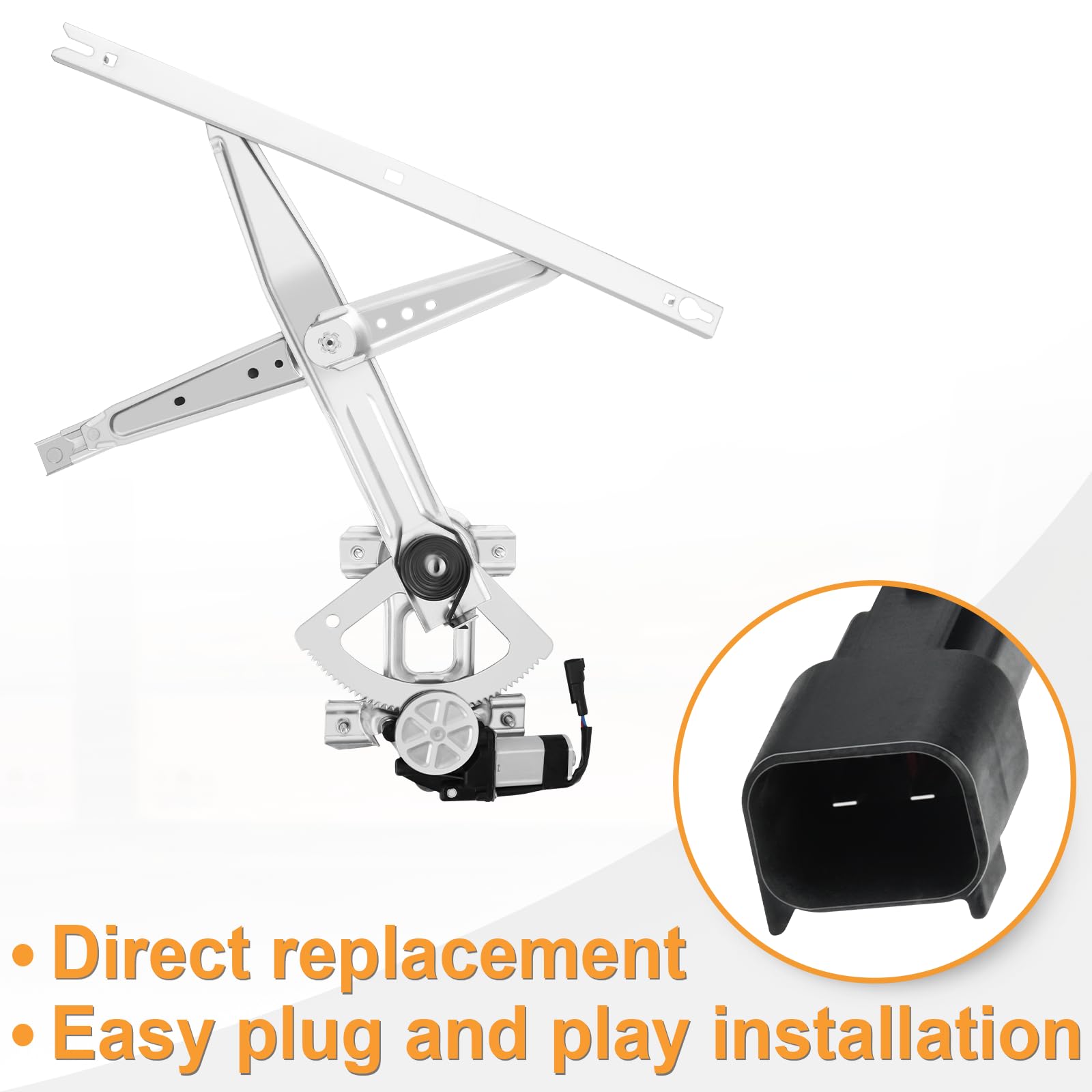 NPAUTO front-left regulator with motor for Ford F-650/F-750 enables reliable window operation.