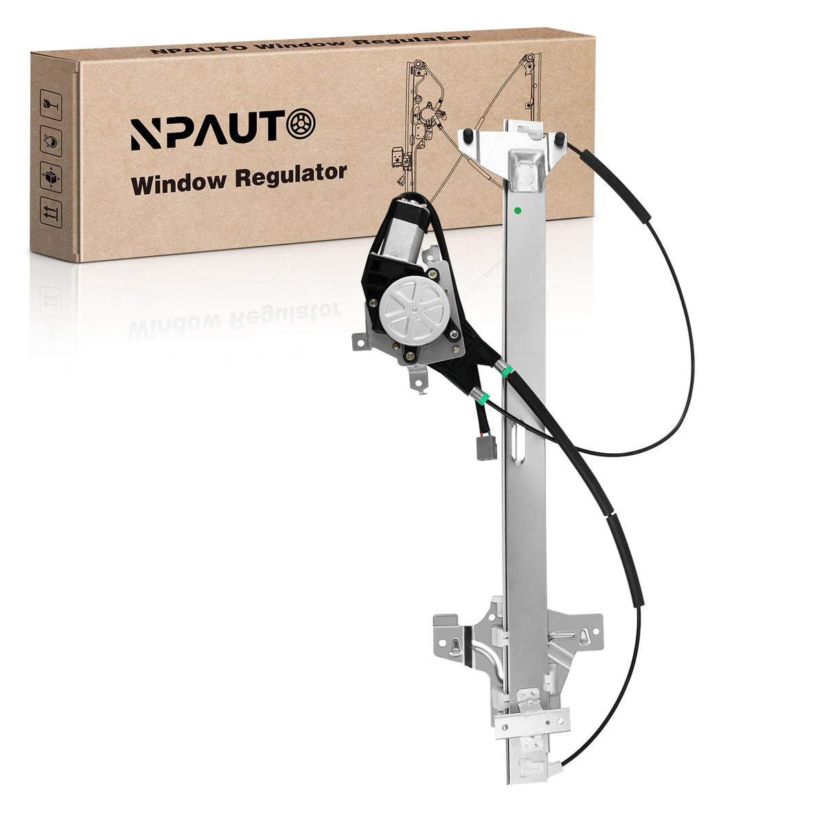 NPAUTO front-right power window regulator motor assembly for smooth operation