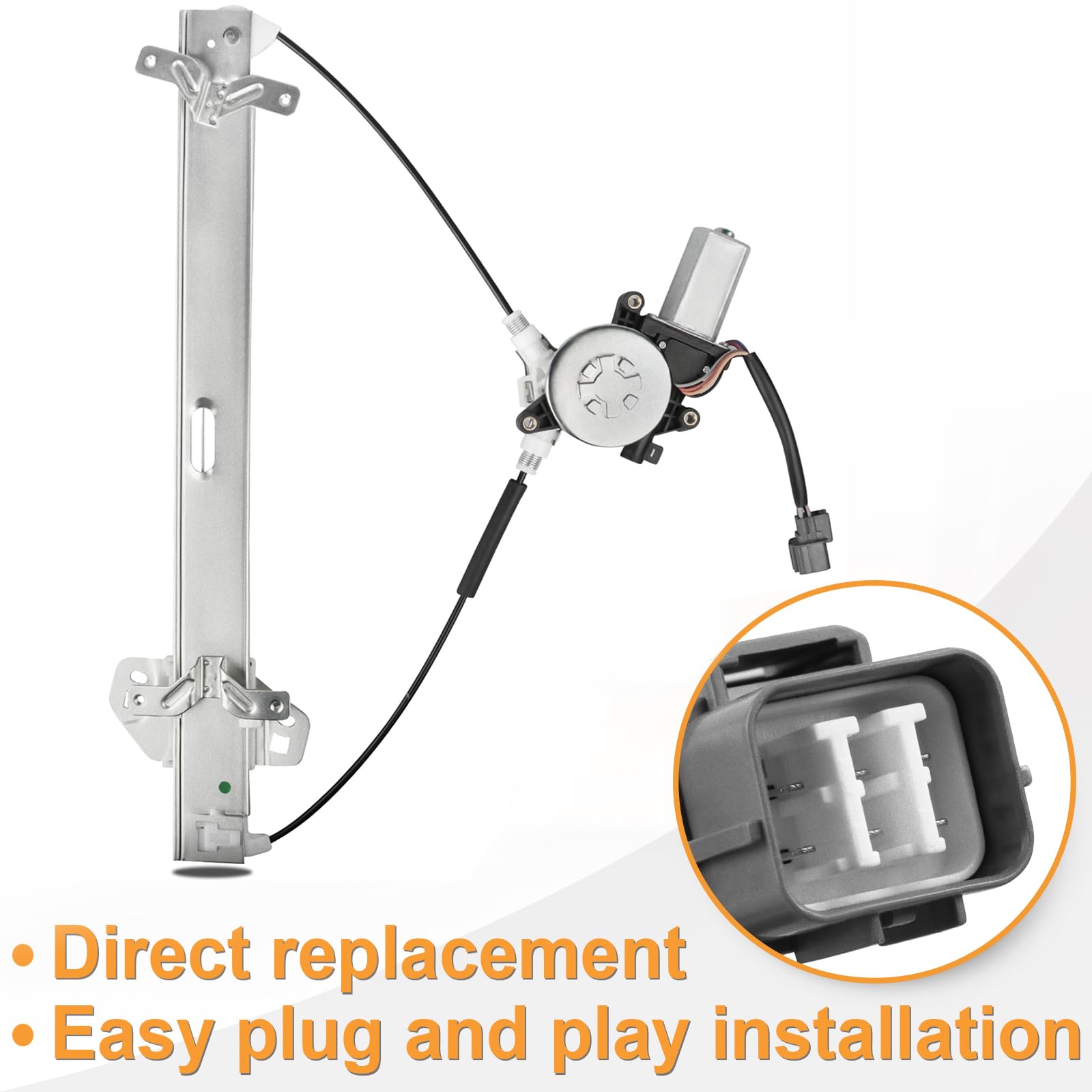 NPAUTO Honda Accord regulator kit with motor for direct replacement