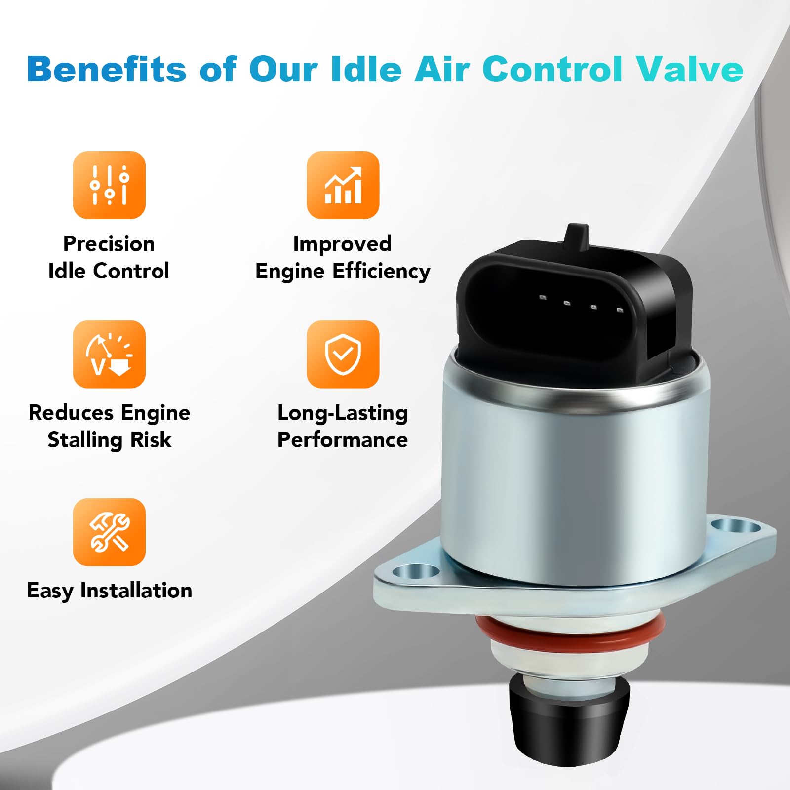 NPAUTO idle air control valve close-up showing durable build for challenging temps.