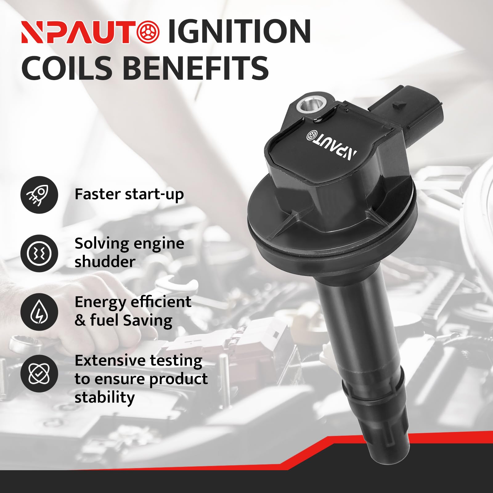 NPAUTO Ford Explorer coil pack for steady idle and power