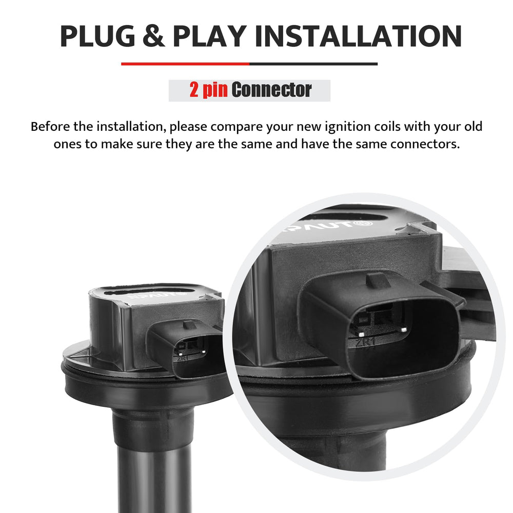 NPAUTO Lincoln MKS ignition coil set for steadier combustion