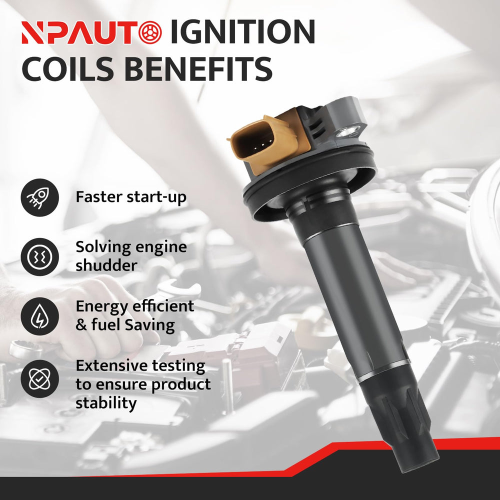 NPAUTO 6pc coil pack for Ford F-150 supports smooth starts and idle