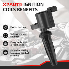 NPAUTO ignition coil pack close-up detail with high‑quality windings and connectors