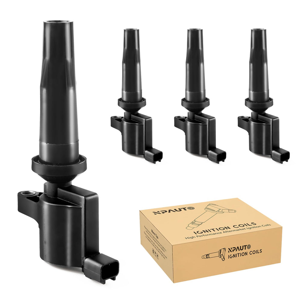 NPAUTO ignition coil pack front view showing a four‑coil set for reliable ignition