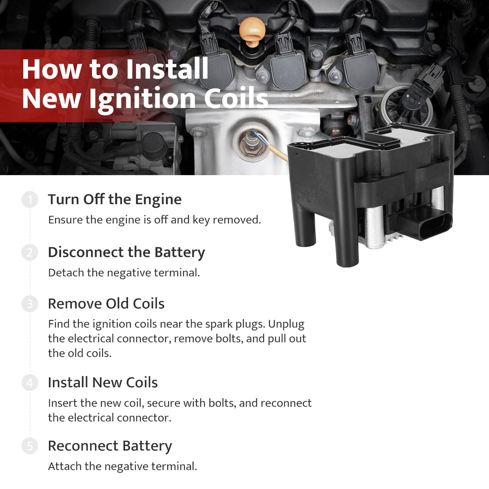 NPAUTO coil pack internal coil image demonstrating durability testing