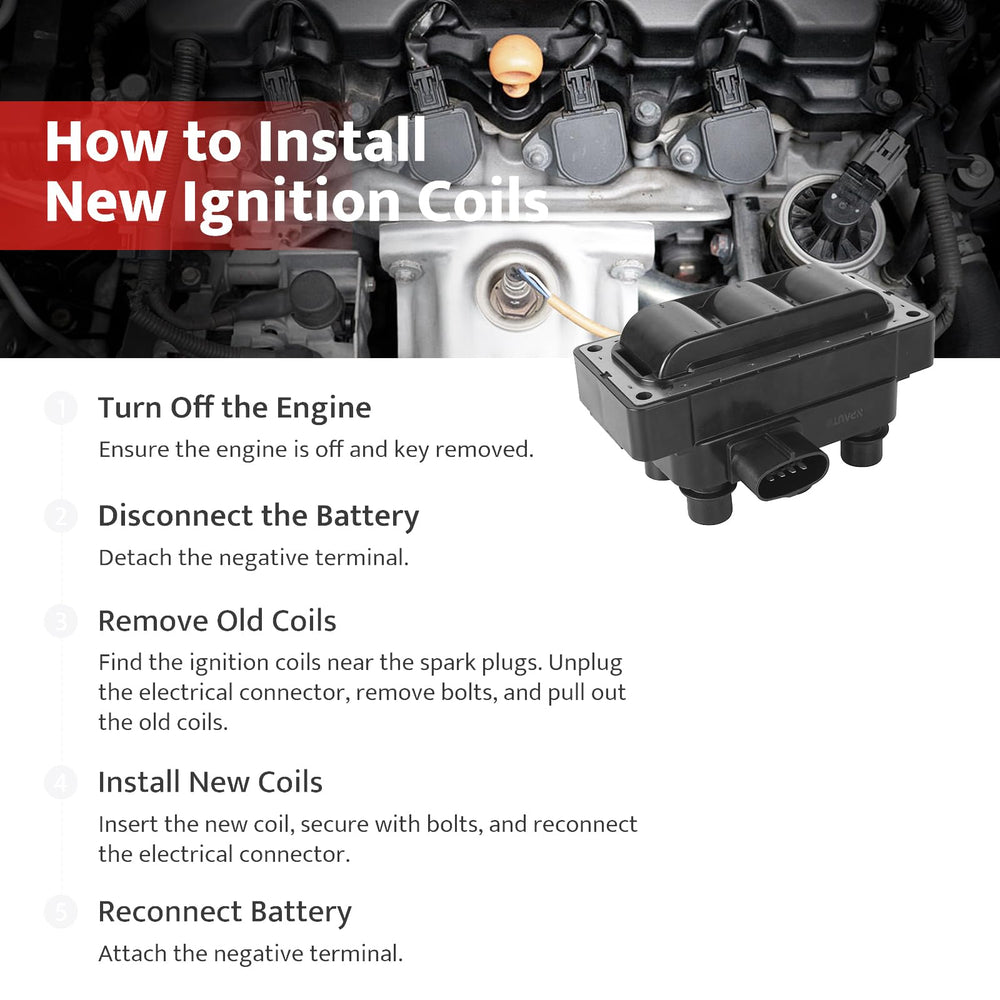 NPAUTO ignition coil pack testing setup signals quality and durability.