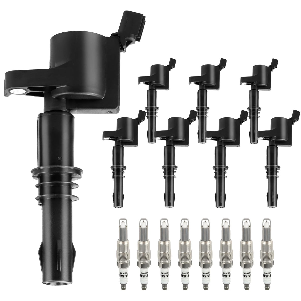 NPAUTO 8-pack ignition coils and spark plugs for 5.4L V8 ready for smoother starts