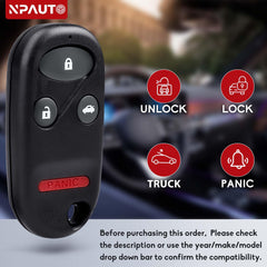 NPAUTO key fob replacement electronics preinstalled speeds quick setup