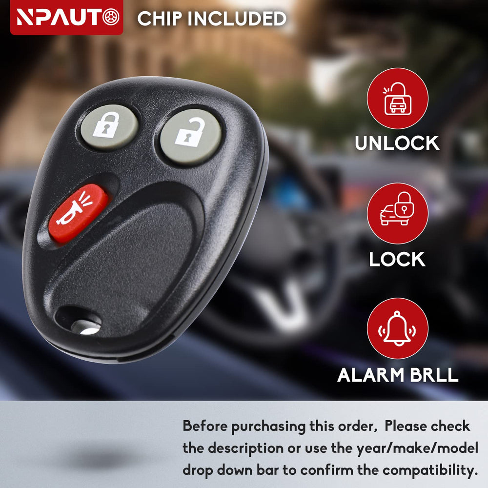 NPAUTO pack of 2 ignition keys ready for replacement in compatible vehicles.