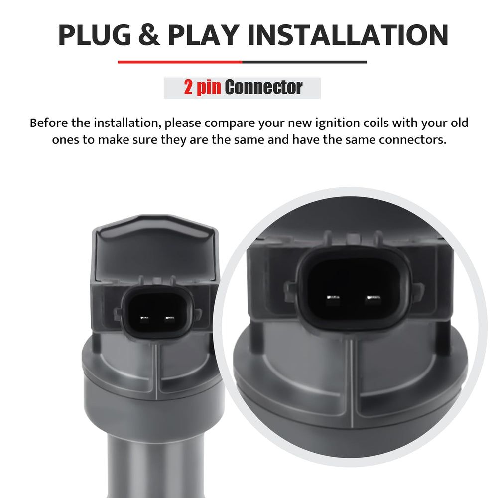 Packaging shows four coils and four plugs included