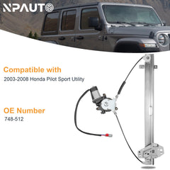 NPAUTO regulator motor assembly closeup shows durable components for longevity.