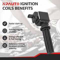 NPAUTO UF670 coils with visible labeling for quick identification.