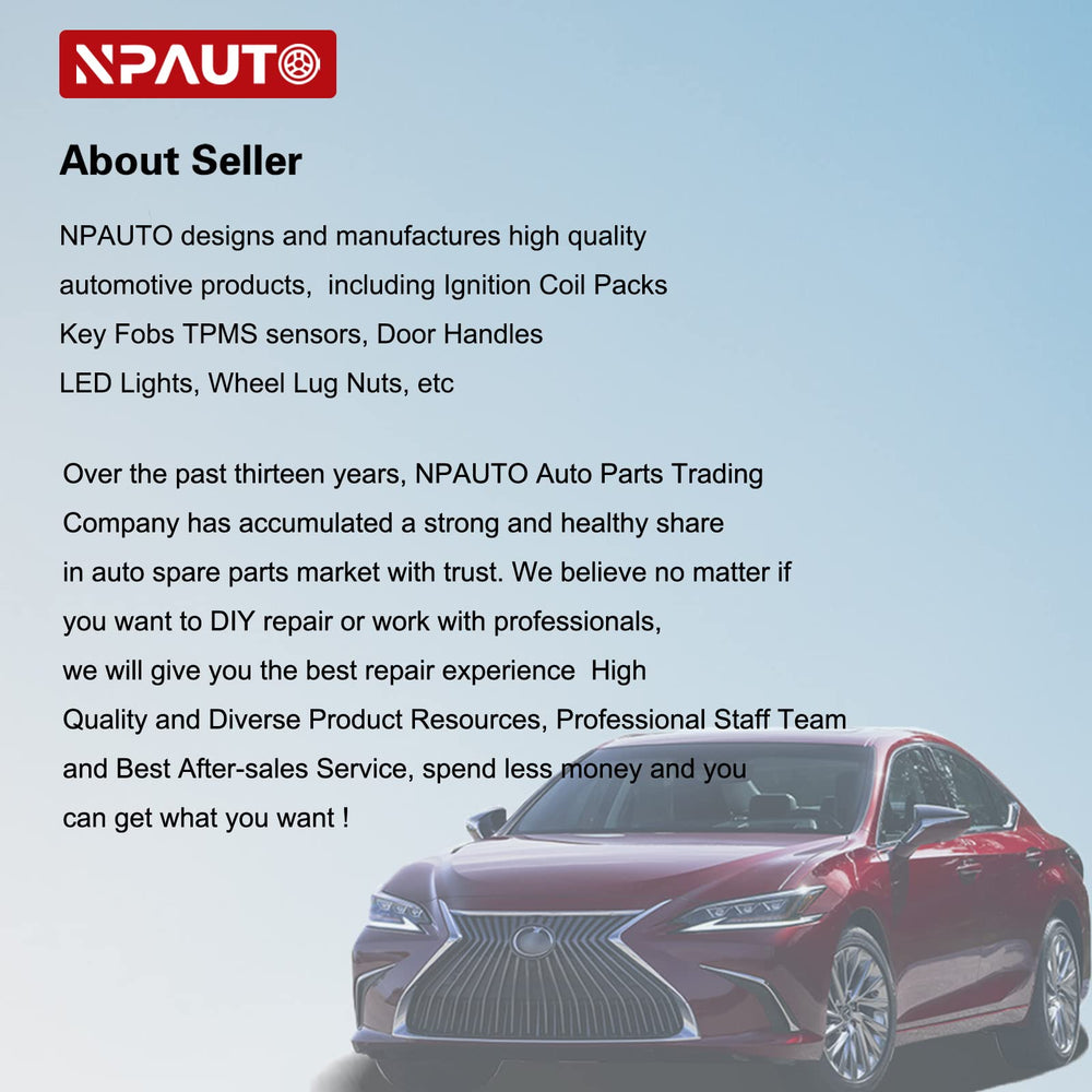 NPAUTO 18-month warranty with lifetime support offers trusted protection.