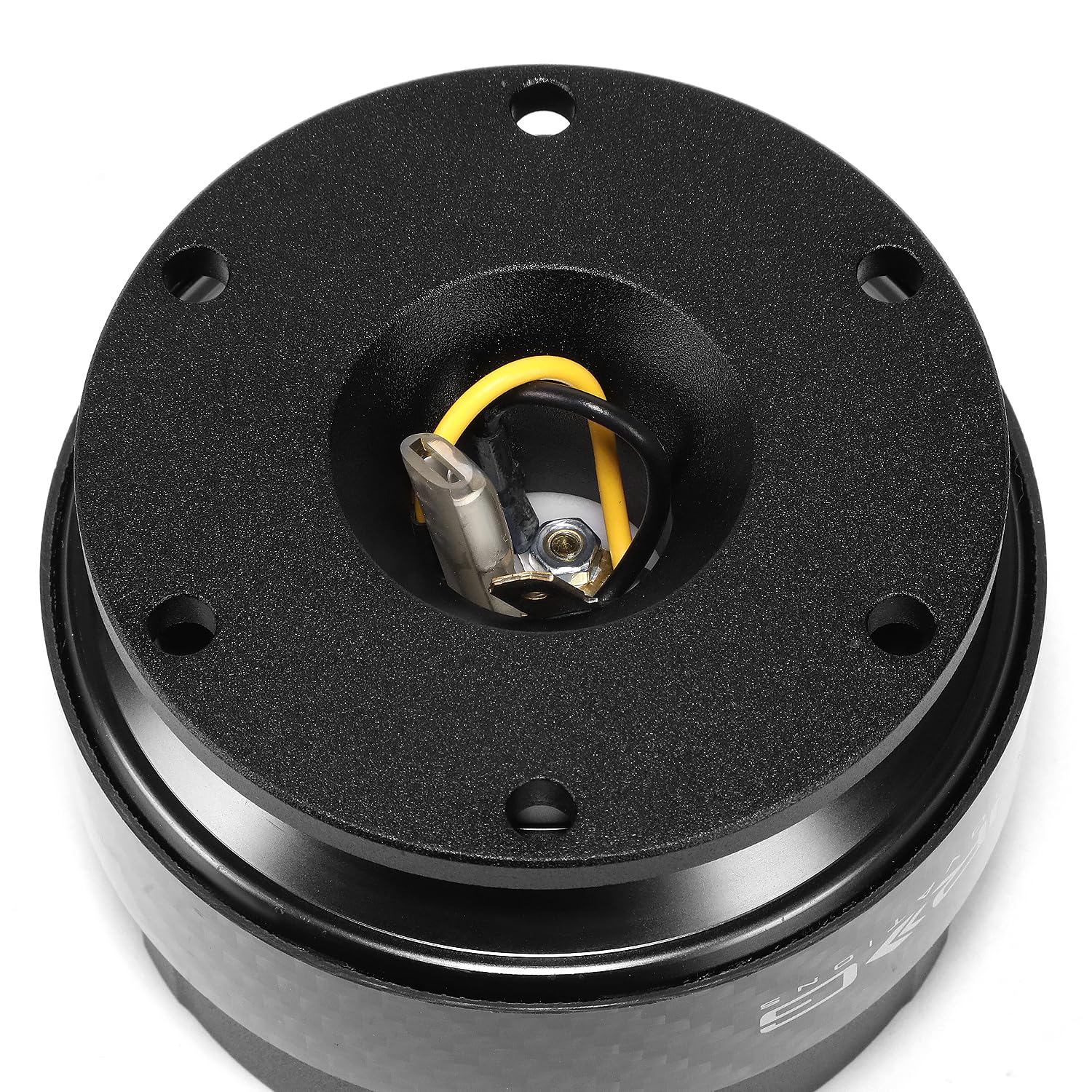 NRG Innovations Gen 2.0 black carbon fiber ring detail