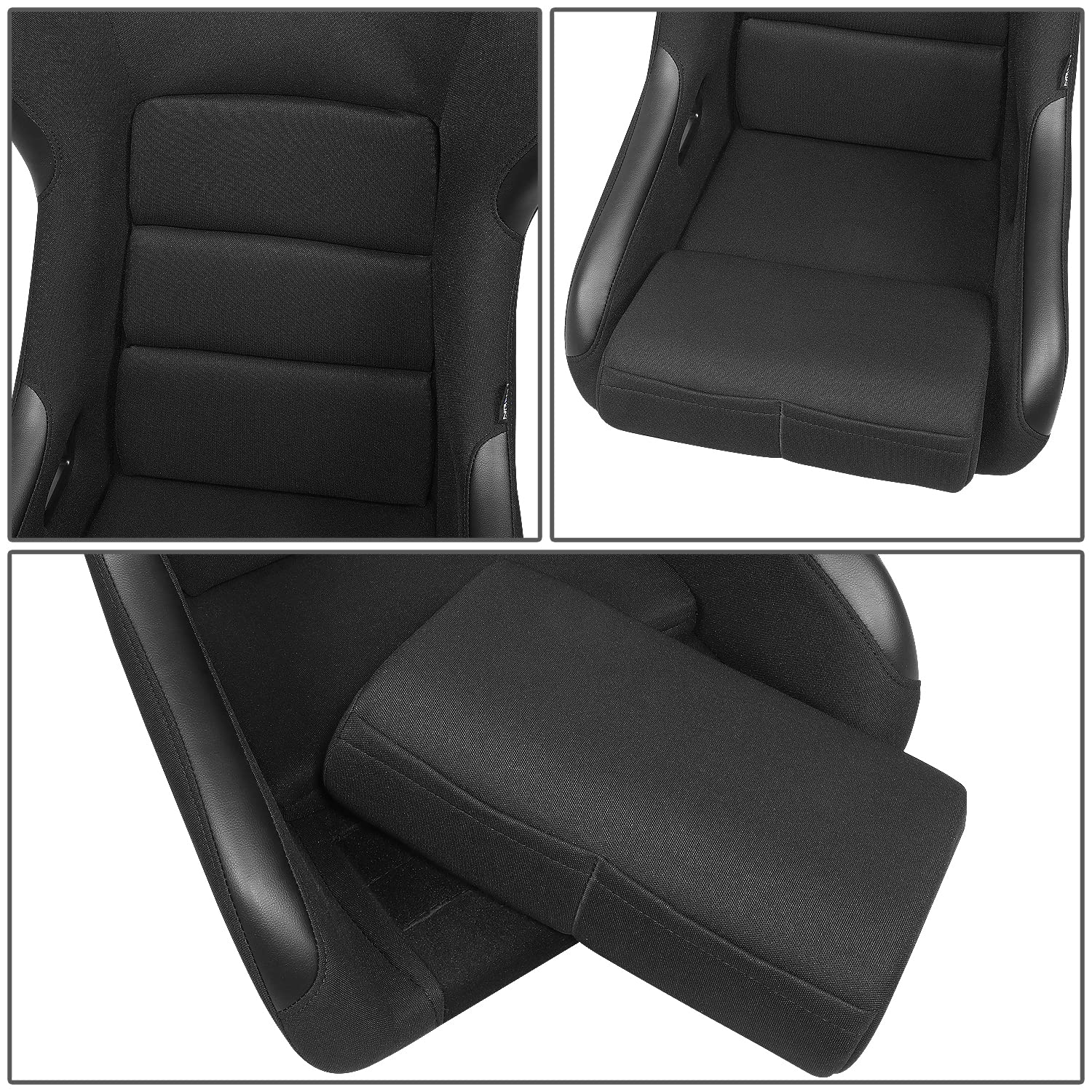 NRG-FRP-301 foam detail reveals comfortable injection-molded padding.