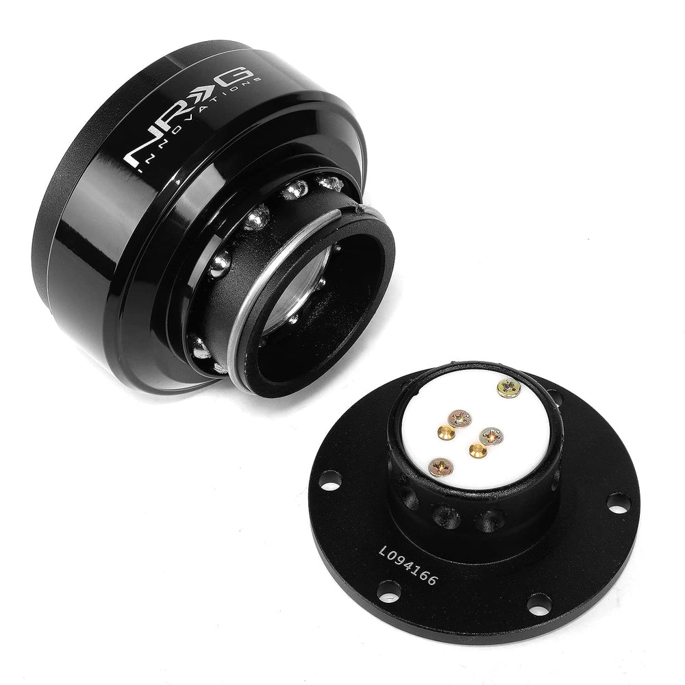 NRG SRK-200BK 6061 billet aluminum construction for durability.