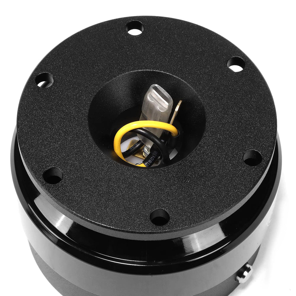 NRG SRK-200BK supports 70mm and 74mm wheel patterns for flexibility.