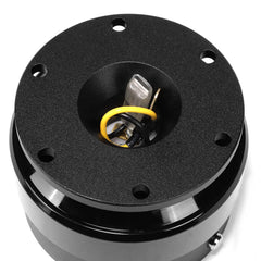 NRG SRK-200BK supports 70mm and 74mm wheel patterns for flexibility.