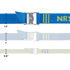 NRS heavy-duty tie-down 2-pack display shows value and ready-to-use straps for transport.