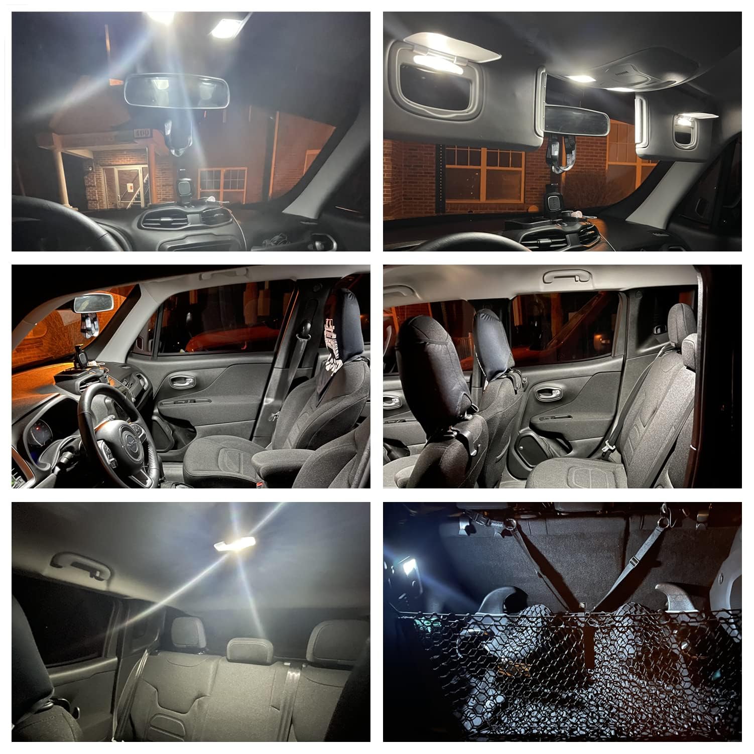 nsautolighting 12pc LED license plate light for Dodge Ram improves night visibility