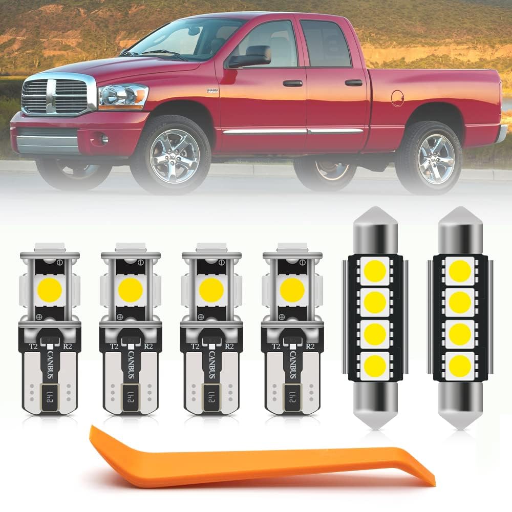 nsautolighting 12pc LED map light for Dodge Ram provides brighter map illumination