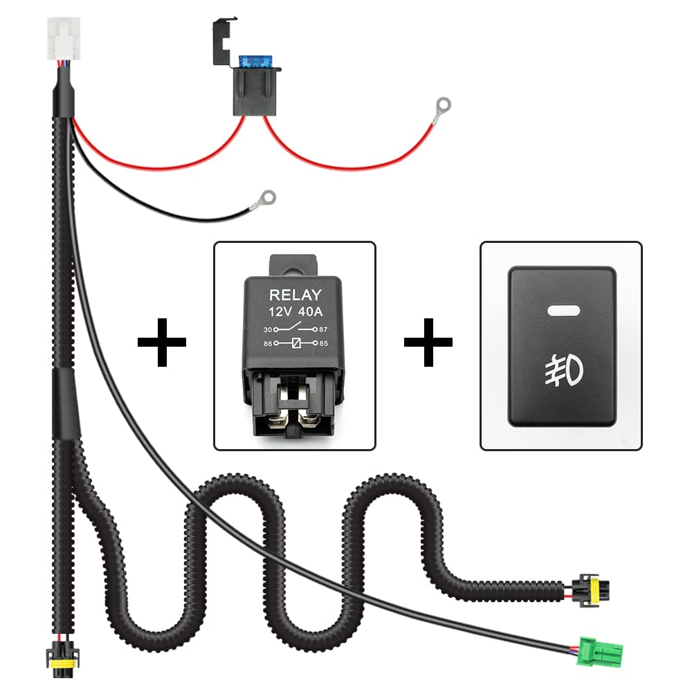 Independent fog light control with the nsautolighting harness