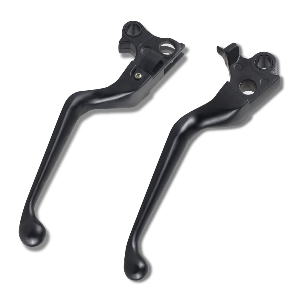 NTHREEAUTO black brake lever for Harley Sportster with precise control and corrosion resistance.