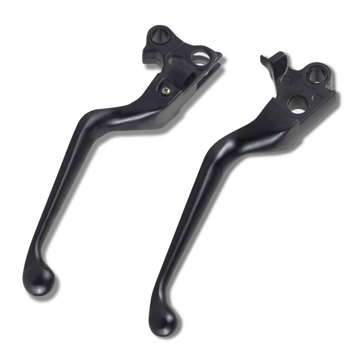 NTHREEAUTO black brake lever for Harley Sportster with precise control and corrosion resistance.