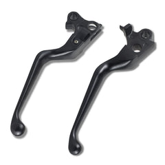 NTHREEAUTO black brake lever for Harley Sportster with precise control and corrosion resistance.