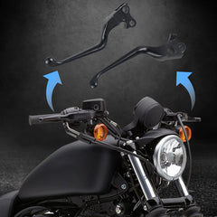 NTHREEAUTO ergonomic-design lever for Harley improves comfort during long rides.