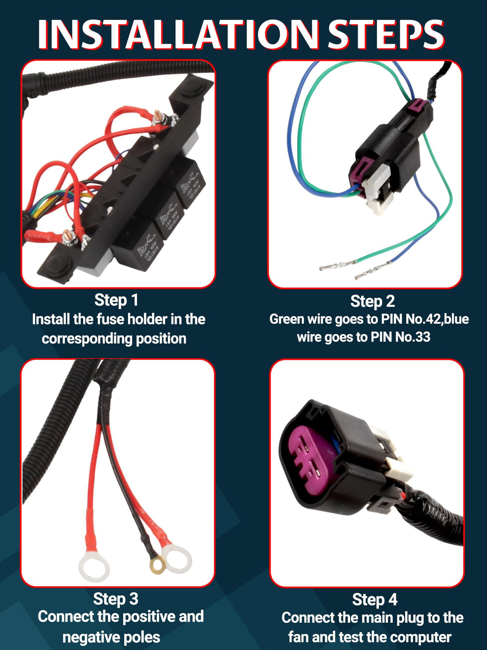 Ntoauto 674-00923 wiring detail highlights heat and oil resistant terminals