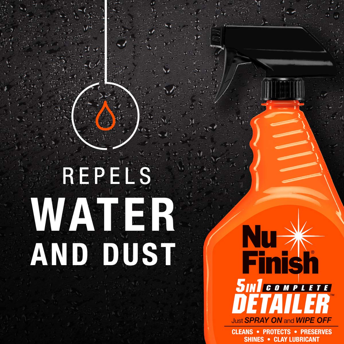 Nu Finish clay-lubricant usage for contaminants removal.
