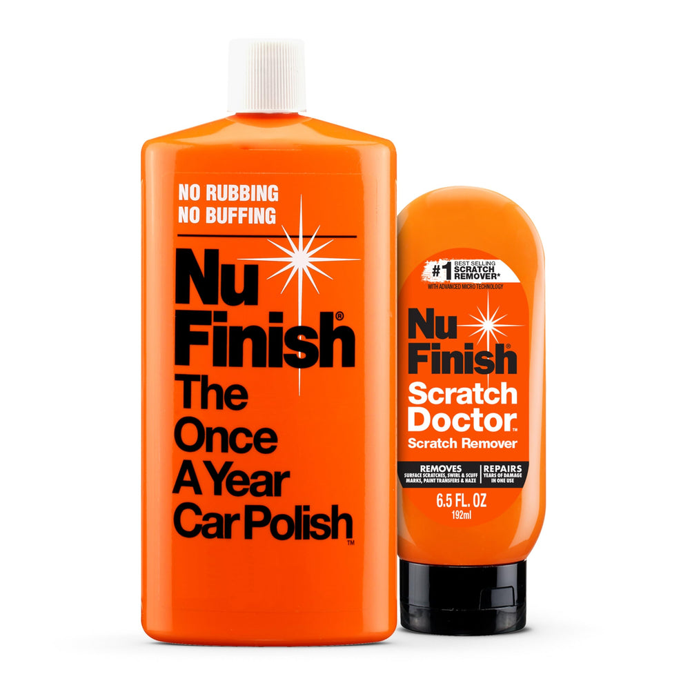 Nu Finish Scratch Doctor Clear Coat Scratch Remover in action to reduce scratches