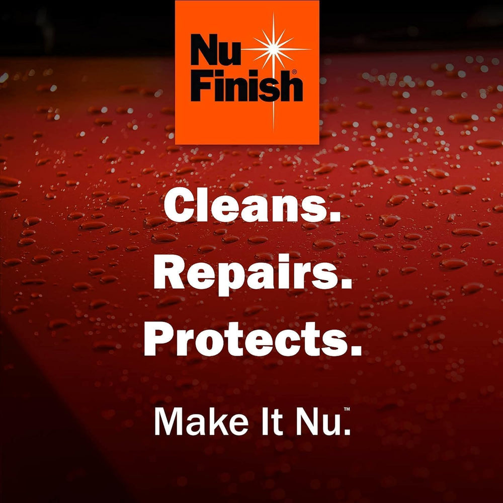 Nu Finish coating protects against dirt and UV rays for a cleaner finish