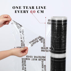 Nuanchu adhesive protection keeps floors in place during messy trips.