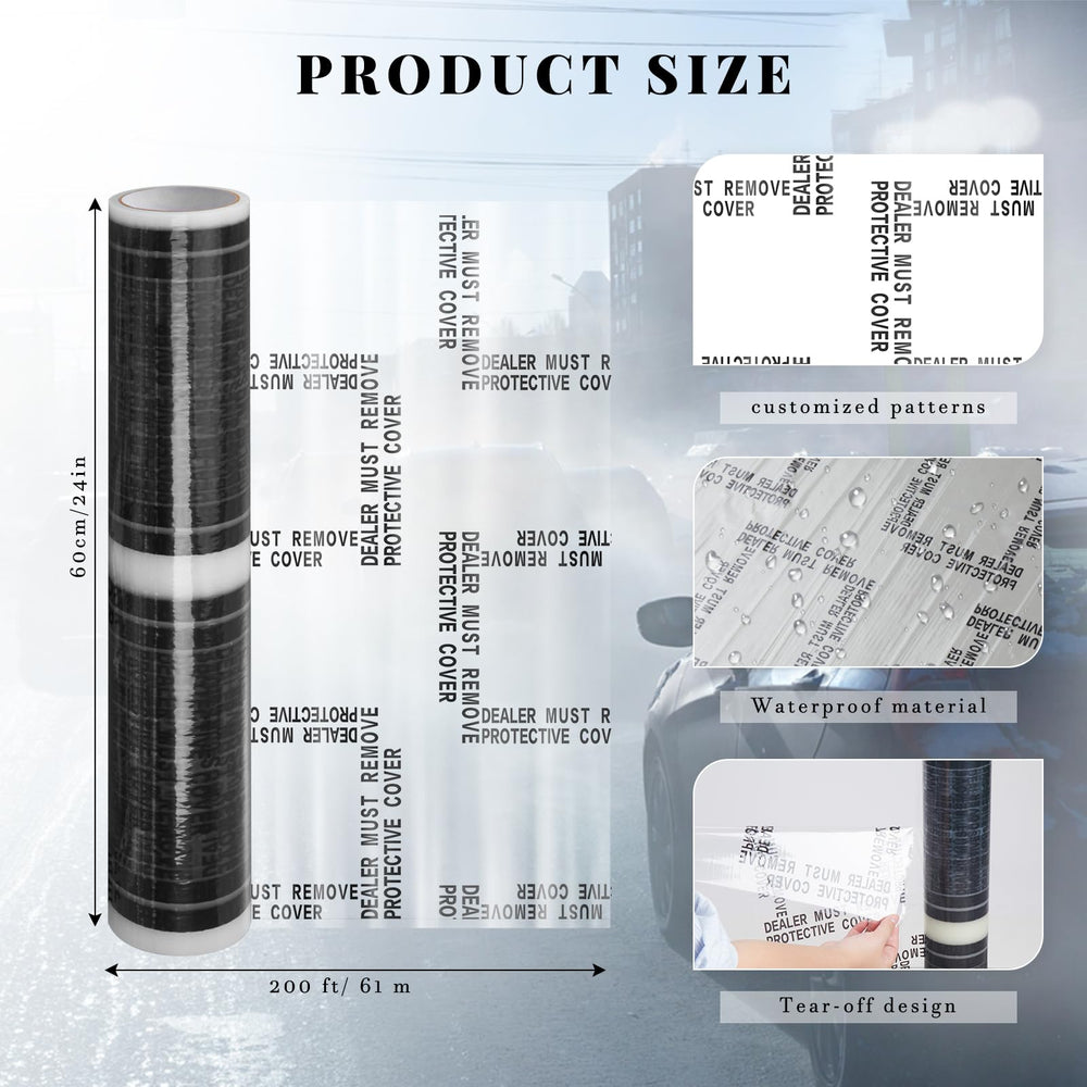Nuanchu clear car carpet protector film demonstrates discreet protection without altering interior design.